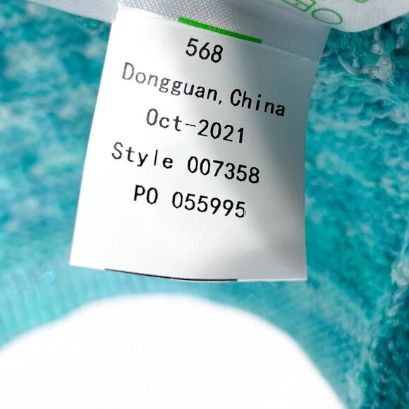 Lilly‎ Pulitzer Kienna Cardigan Cumulus Blue Metallic Marl Open Front Sz S - Picture 10 of 11